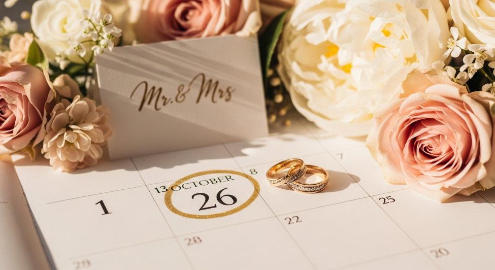 Даты для свадьбы в 2026–2027 годах: красивые, удачные и благоприятные дни