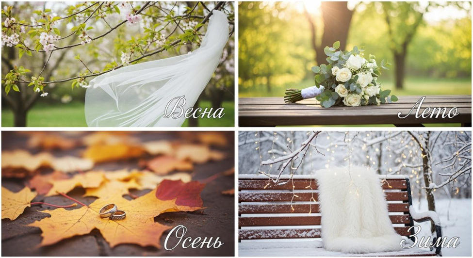 выбор сезона для свадьбы