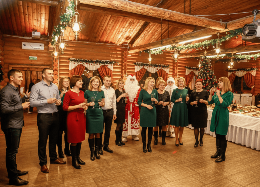 новогодний корпоратив в ресторане