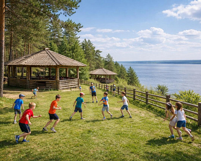 Место для детского лагеря в Поволжье: аренда площадки с проживанием и питанием